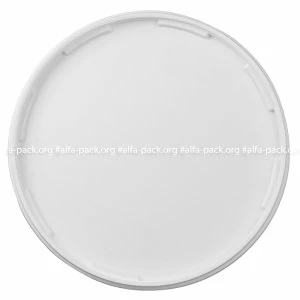 Ведро 16 л. пластиковое для пищевых продуктов с крышкой Белое Круглое С ручкой (артикул: 020000031) купить в разделе «Пищевые ведра и контейнеры».